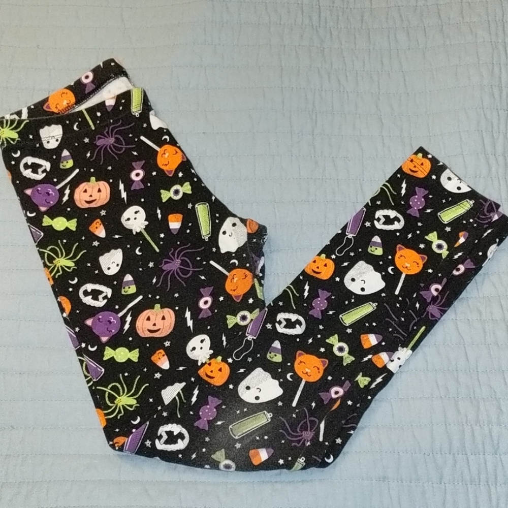 Girl's Halloween Leggings🎃🧙‍♀️🧹🍬🍭